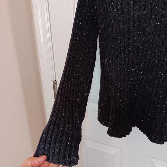 Croft and Barrow Women's Black Sweater Size XL With Zipper - Picture 4 of 12